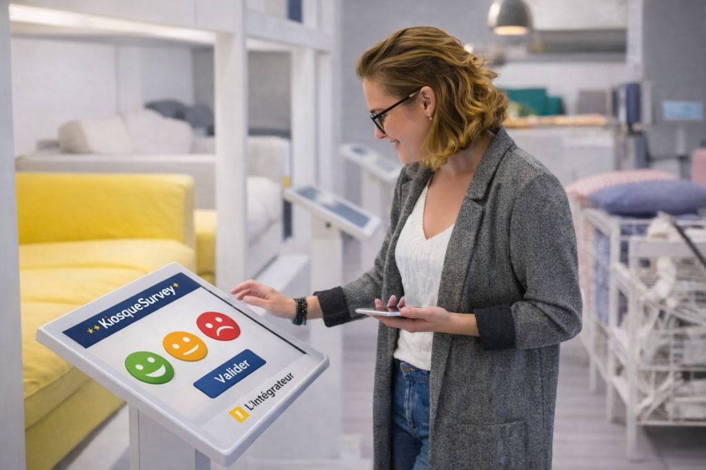 application de borne interactive