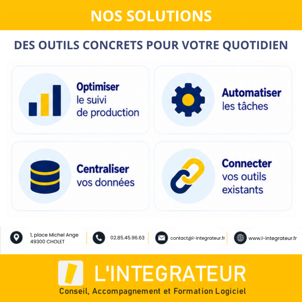 Solutions logicielles sur mesure pour optimiser et automatiser une entreprise